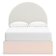 Wistenpine Blush Full Upholstered Panel Youth Bed with Storage (4 drawers) - Ornate Home
