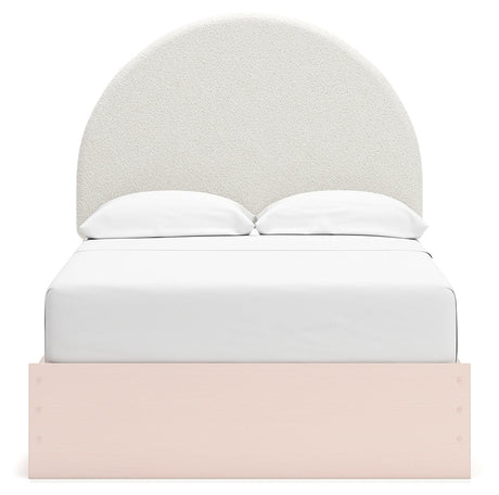 Wistenpine Blush Full Upholstered Panel Youth Bed with Storage (4 drawers) - Ornate Home