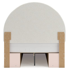 Wistenpine Blush Full Upholstered Panel Youth Bed with Storage (4 drawers) - Ornate Home