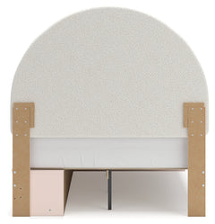 Wistenpine Blush Full Upholstered Panel Youth Bed with Storage - Ornate Home