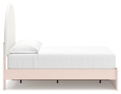 Wistenpine Blush Full Upholstered Panel Youth Bed with Storage - Ornate Home