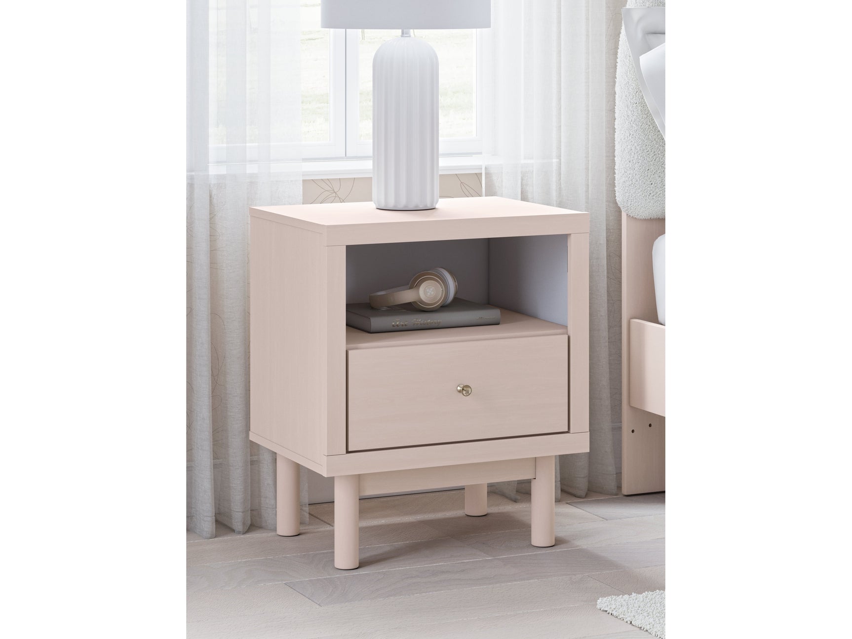 Wistenpine Blush Nightstand - Ornate Home