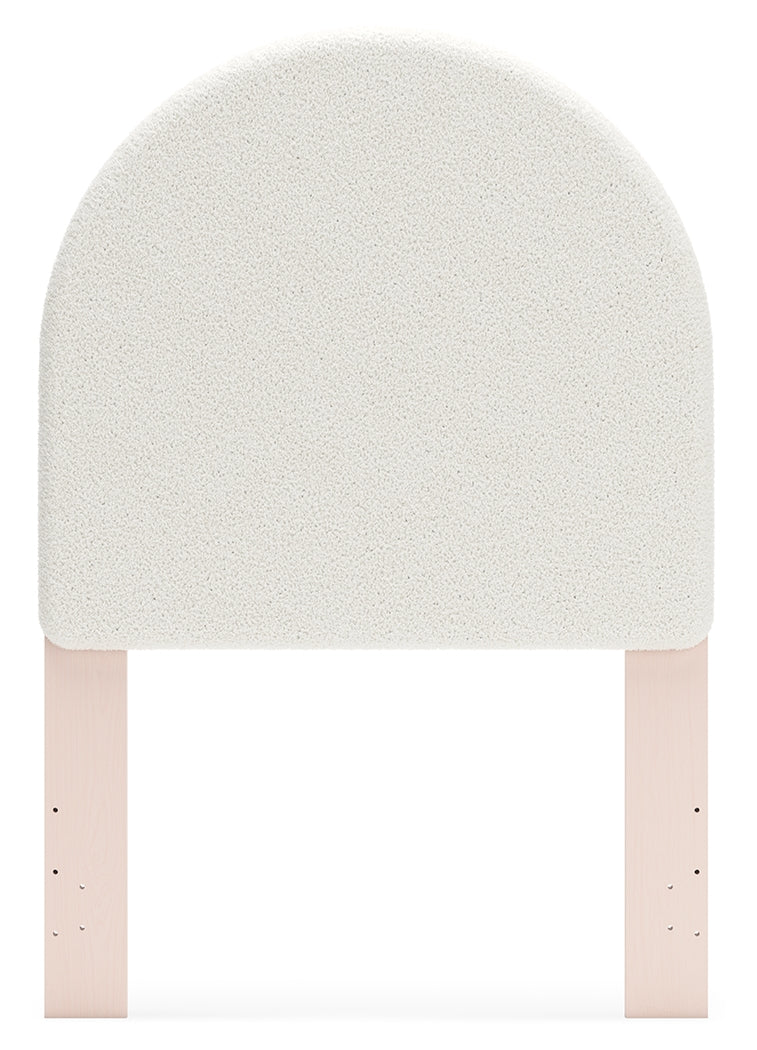 Wistenpine Blush Twin Upholstered Panel Headboard - Ornate Home