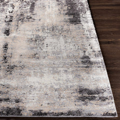 Witchford Abstract Charcoal Thick Rug - Ornate Home