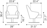 Withby Brown Accent Chair - Ornate Home