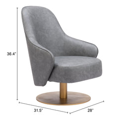 Withby Gray Accent Chair - Ornate Home