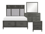 Wittenberry Gray 4-piece Queen Bedroom Set - Ornate Home