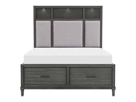 Wittenberry Gray Eastern King Platform Bed - Ornate Home