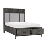 Wittenberry Gray Eastern King Platform Bed - Ornate Home