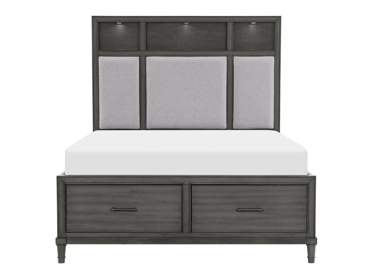 Wittenberry Gray Queen Platform Bed - Ornate Home