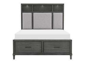 Wittenberry Gray Queen Platform Bed - Ornate Home
