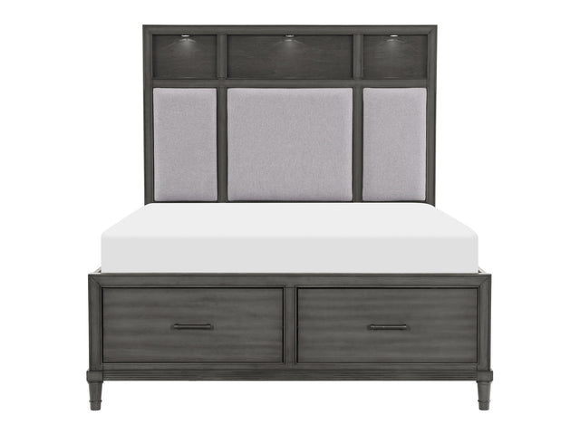 Wittenberry Gray Queen Platform Bed - Ornate Home