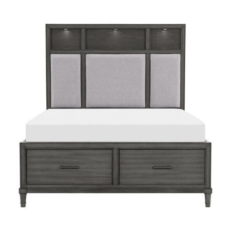 Wittenberry Gray Queen Platform Bed - Ornate Home