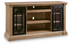 Wittenmyer Natural/Black 72" TV Stand - Ornate Home
