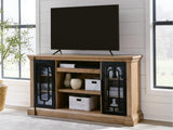 Wittenmyer Natural/Black 72" TV Stand - Ornate Home