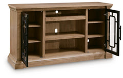 Wittenmyer Natural/Black 72" TV Stand - Ornate Home