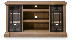 Wittenmyer Natural/Black 72" TV Stand - Ornate Home
