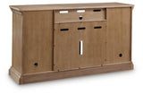 Wittenmyer Natural/Black 72" TV Stand - Ornate Home
