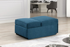 Woburn Blue Convertible Chair - Ornate Home