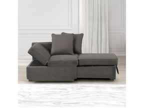 Woburn Gray Convertible Chair - Ornate Home