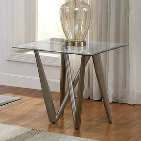 Wohlen Champagne End Table - Ornate Home