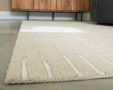 Wolbert Tan/Ivory Large Rug - Ornate Home