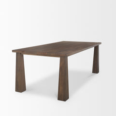 Wolcott Dark Brown Rectangular Dining Table - Ornate Home