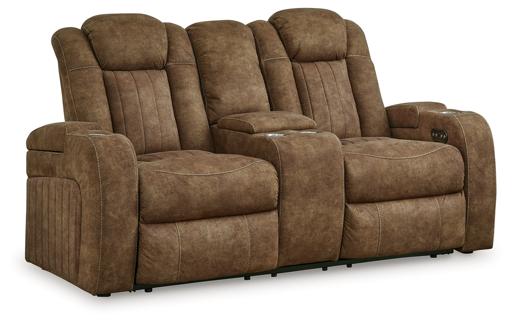 Wolfridge Brindle Power Reclining Loveseat - Ornate Home