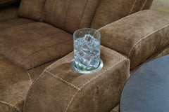 Wolfridge Brindle Power Reclining Loveseat - Ornate Home