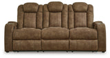 Wolfridge Brindle Power Reclining Sofa - Ornate Home