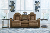 Wolfridge Brindle Power Reclining Sofa - Ornate Home