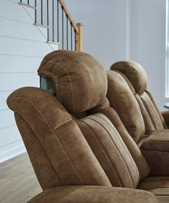 Wolfridge Brindle Power Reclining Sofa - Ornate Home