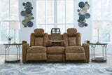 Wolfridge Brindle Power Reclining Sofa and Power Recliner (Online Special Price) - Ornate Home