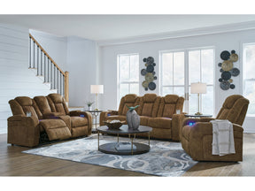 Wolfridge Brown Power Reclining Sofa, Loveseat and Recliner (Online Special Price) - Ornate Home