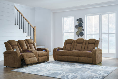 Wolfridge Brown Power Reclining Sofa, Loveseat and Recliner - Ornate Home