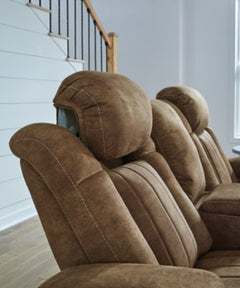 Wolfridge Brown Power Reclining Sofa and Loveseat - Ornate Home