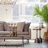 Wolvar Nickel Side Table - Ornate Home