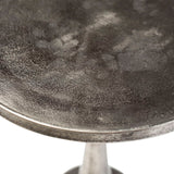 Wolvar Nickel Side Table - Ornate Home