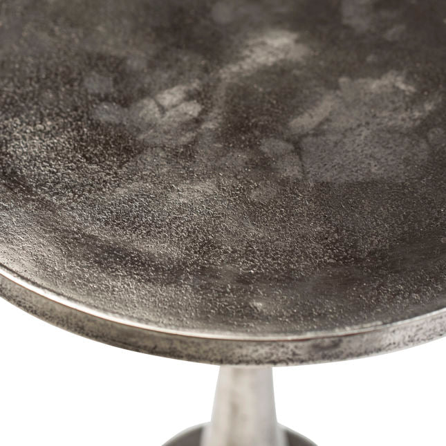 Wolvar Nickel Side Table - Ornate Home