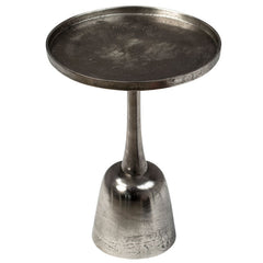 Wolvar Nickel Side Table - Ornate Home