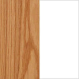 Realyn White/Brown Coffee Table, 2 End Tables and Console Table