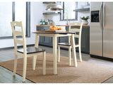 Woodanville Cream & Brown Dining Room Set / 3pc (Online Special Price) - Ornate Home