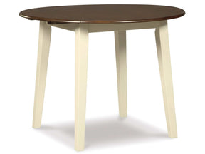 Woodanville Cream & Brown Dining Table w/ Drop Leaf (Online Special Price) - Ornate Home