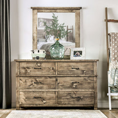 Woodburn Ash Brown Dresser - Ornate Home