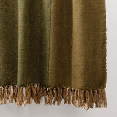 Woodland Chestnut/Olive Green Throw - Ornate Home