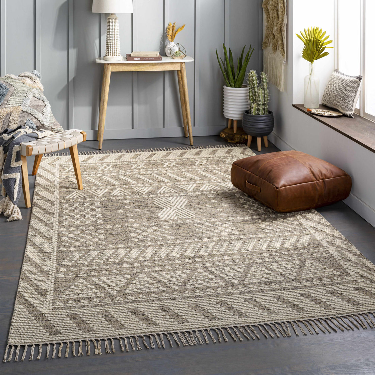 Woodleaf Area Rug - Clearance - Ornate Home