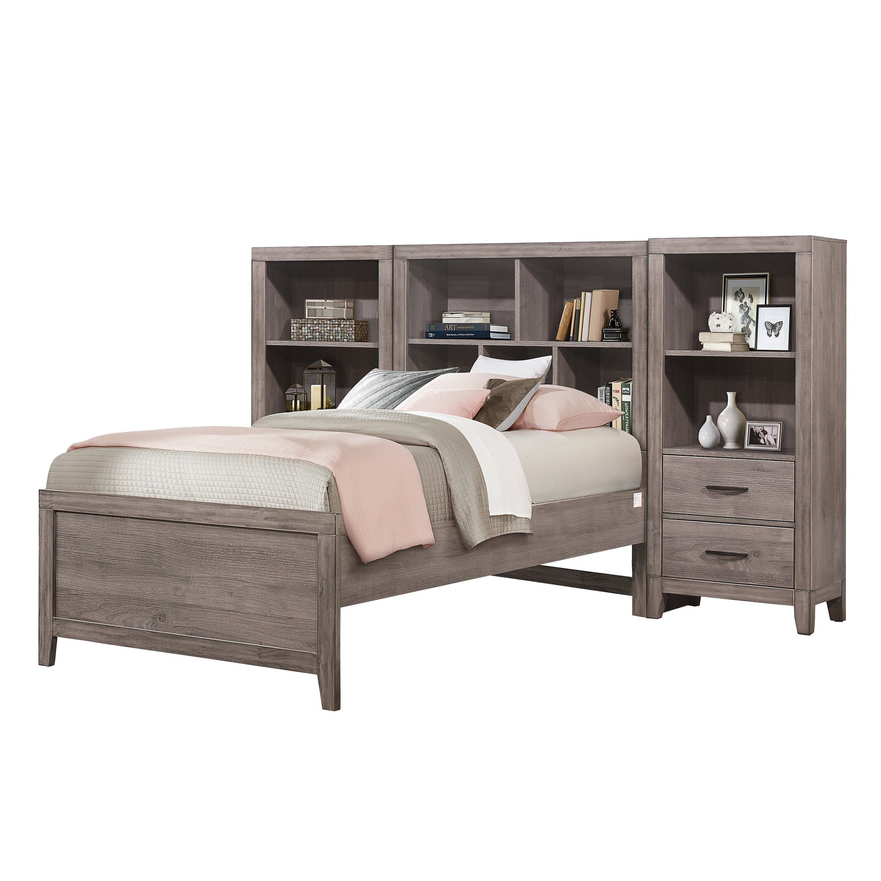 Woodrow Brown 3-Piece Twin Bedroom Set - Ornate Home