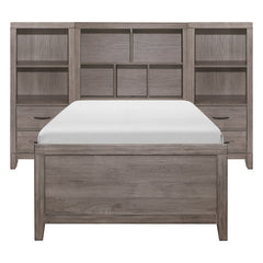 Woodrow Brown 4-Piece Twin Bedroom Set - Ornate Home