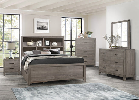 Woodrow Brown Full Platform Bed - Ornate Home