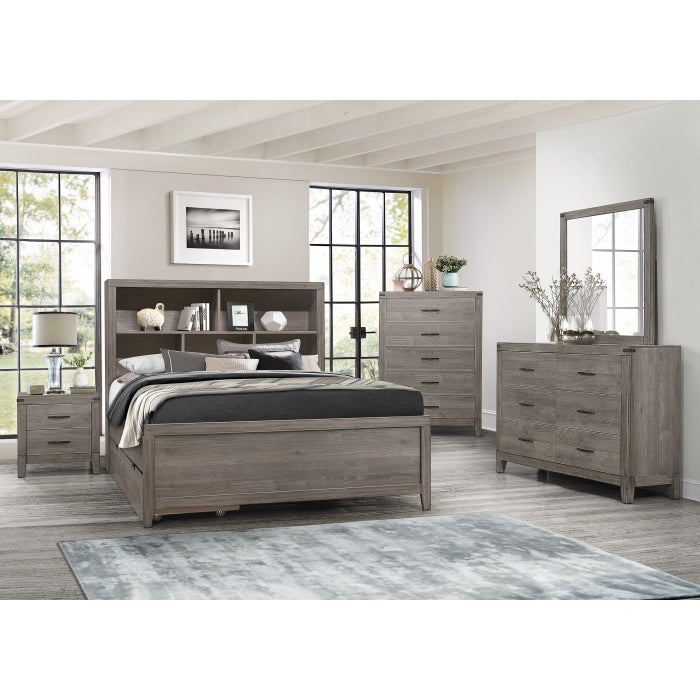 Woodrow Brown Full Platform Bed - Ornate Home